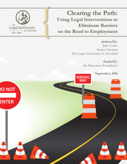 Clearing the Path - United Way Services of Geauga County