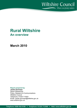 Rural Wiltshire - Wiltshire Intelligence Network