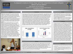 A Comparative Analysis of Body Image and Body Composition in