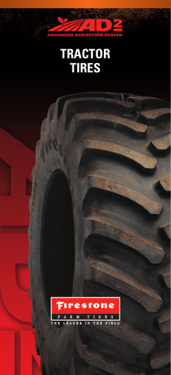 AD2 Tractor Brochure - Firestone Commercial Tires