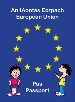 An tAontas Eorpach European Union Pas Passport