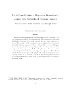 Partial Identification in Regression Discontinuity Designs with