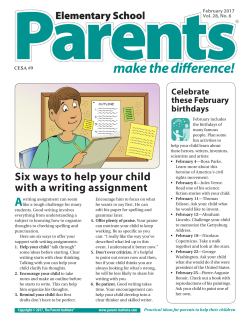 February CESA 9 Parent Newsletter