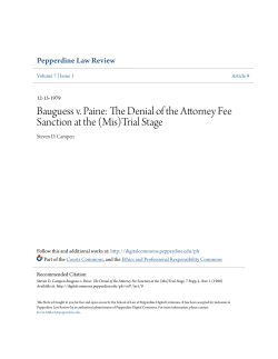 Bauguess v. Paine - Pepperdine Digital Commons