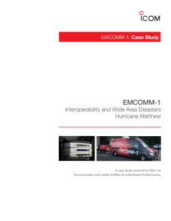emcomm-1 - Icom America