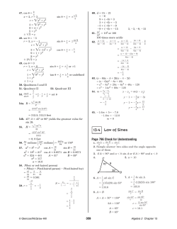 Alg II solutions manual pg. 270 and on