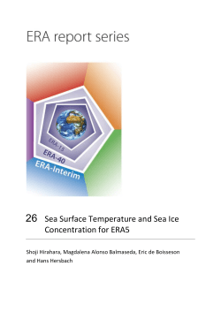 26 Sea Surface Temperature and Sea Ice Concentration