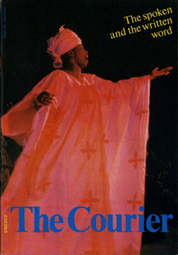 The Spoken and the written word - UNESDOC