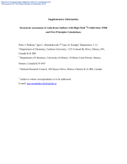 Supplementary Information - Royal Society of Chemistry