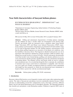 Near field characteristics of buoyant helium plumes