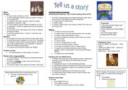 Core text &ldquo;The Owl and the Pussy Cat&rdquo; Provocations Owls visiting