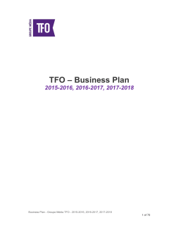 Business Plan 2015-2018