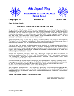 The Signal Flag - Brandywine Valley Civil War Round Table