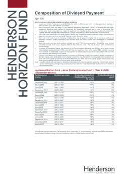 Composition of Dividend Payment