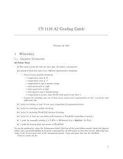 A2 Grading Guide - Cornell Computer Science
