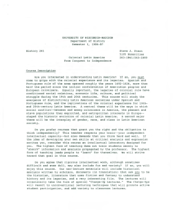 1986 Fall - Department of History