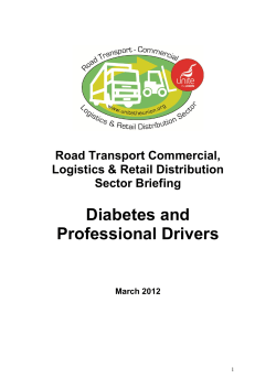Diabetes and Professional Drivers