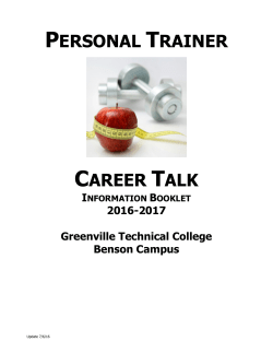 Personal Trainer Career Talk