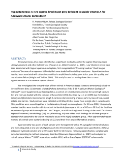 itamin A Study Abstract