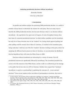 presidential elections