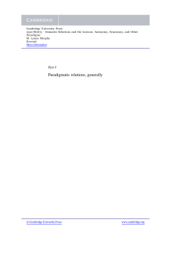 Excerpt - Assets - Cambridge University Press