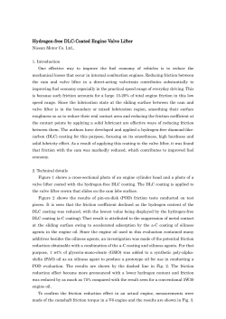Hydrogen-free DLC-Coated Engine Valve Lifter