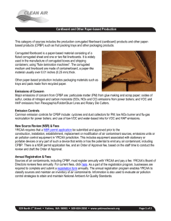 Cardboard and Paper - Yakima Regional Clean Air Agency