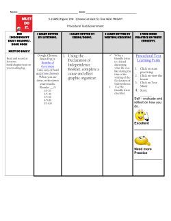 Procedural Text/Government