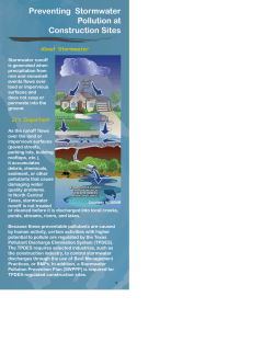 Preventing Stormwater Pollution at Construction Sites