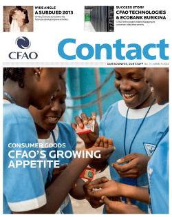 cFAo`s growing Appetite