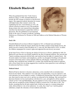 Elizabeth Blackwell