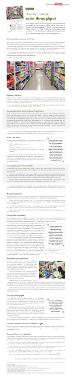 How to increase sales throughput