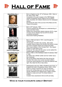 Hall of Fame - Parsloes Primary School