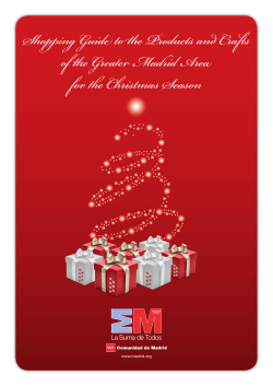 Shopping Guide to the Products and Crafts for the Christmas Season