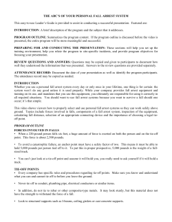 Fall Arrest Systems - American Training Resources