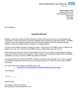 Immunisation Team Edward Jenner Court Gloucester Business Park