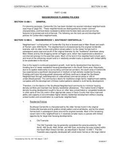 CENTERVILLE CITY GENERAL PLAN SECTION 12