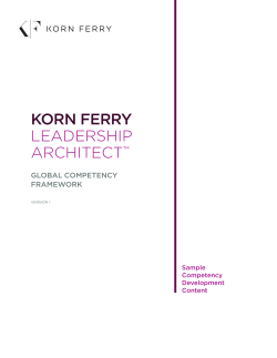 sample competency development content