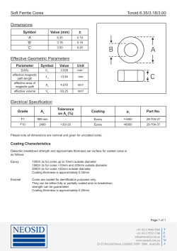 Ferrite Toroid 6.35x3.18x3.00