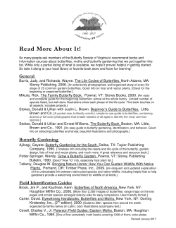 PDF Version - Butterfly Society of Virginia