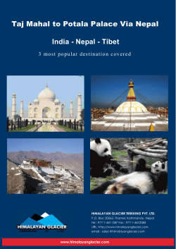 Taj Mahal to Potala Palace Via Nepal India - Nepal