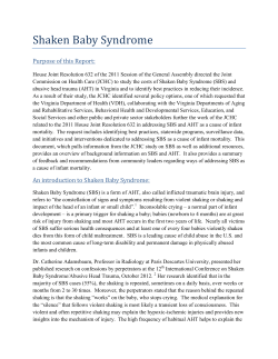 Shaken Baby Syndrome