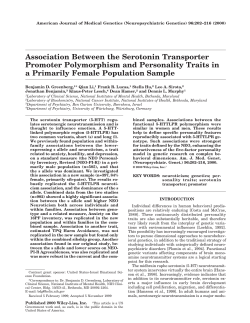 AJMG 96#2 - Molecular Psychiatry
