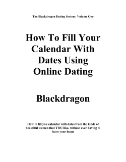 The Blackdragon Dating System: Volume One