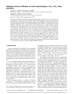 Adiabatic electron affinities of small superhalogens