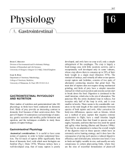 Gastrointestinal - Raptor Research Foundation