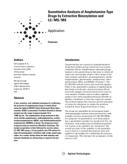Quantitative Analysis of Amphetamine