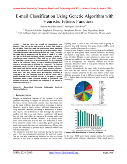 E-mail Classification Using Genetic Algorithm with Heuristic