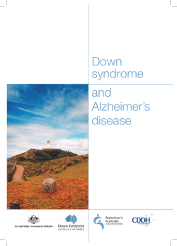 Down syndrome and Alzheimer`s disease