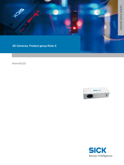 3D Cameras, Product group Ruler E